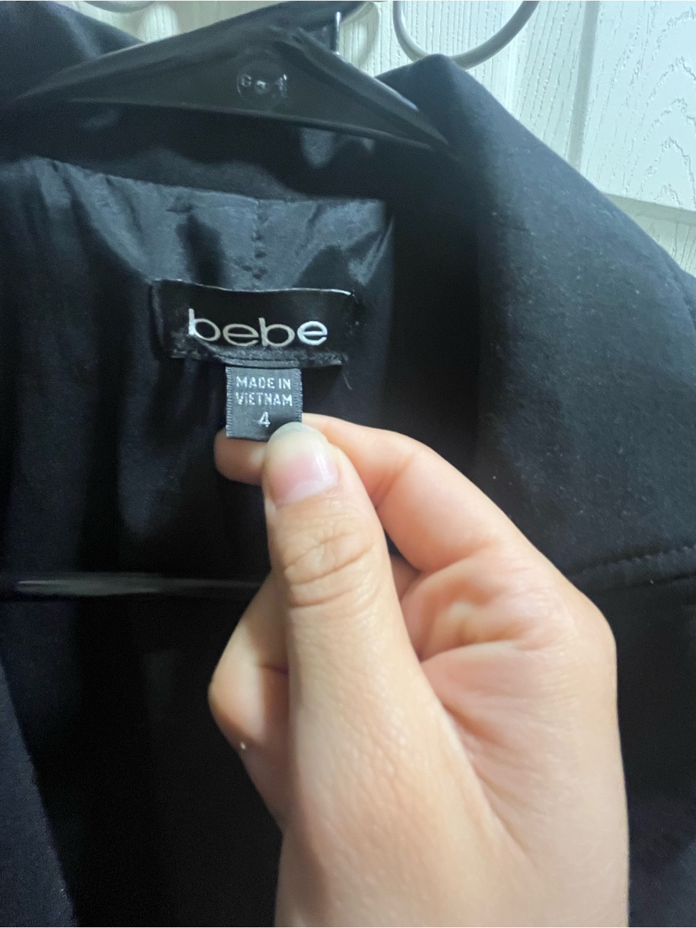 bebe Black Jacket with Branded Neck Tag - Picture 3 of 4